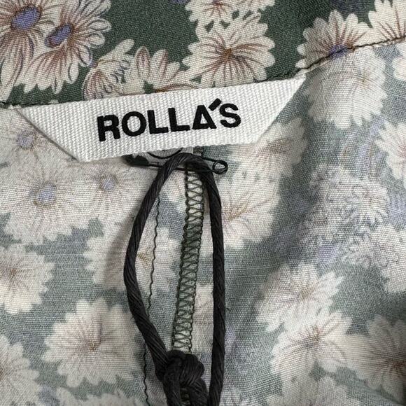 NWT | Rolla’s | Delilah Daisies Blouse | Olive | Small - Picture 7 of 11